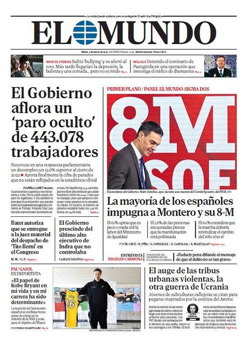 Portada El Mundo