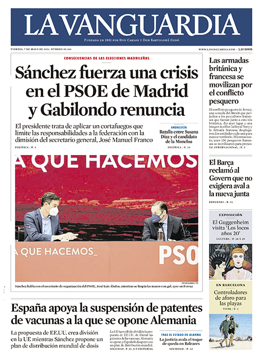 Portada La Vanguardia