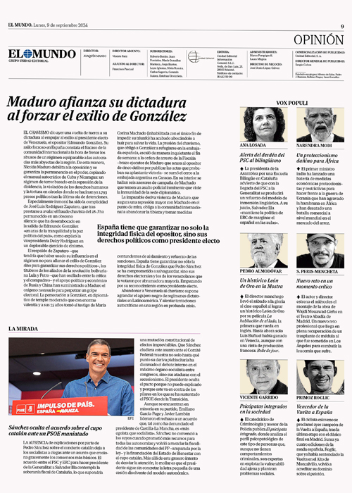 Página interior El Mundo
