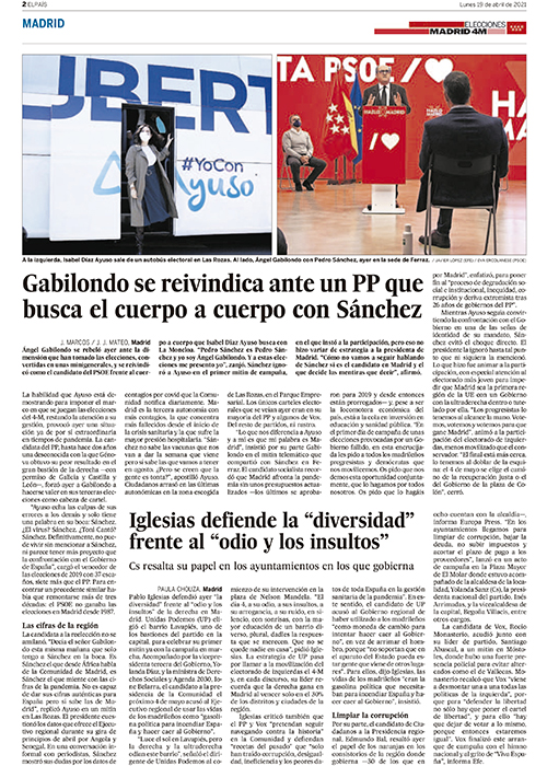 Página interior El País