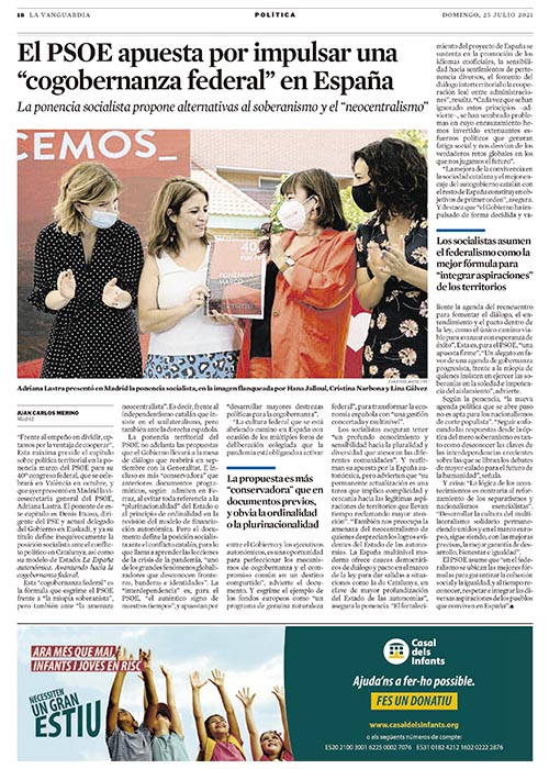 Página interior La Vanguardia