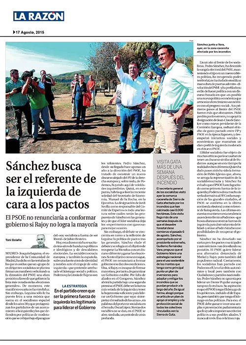 Página interior La Razón